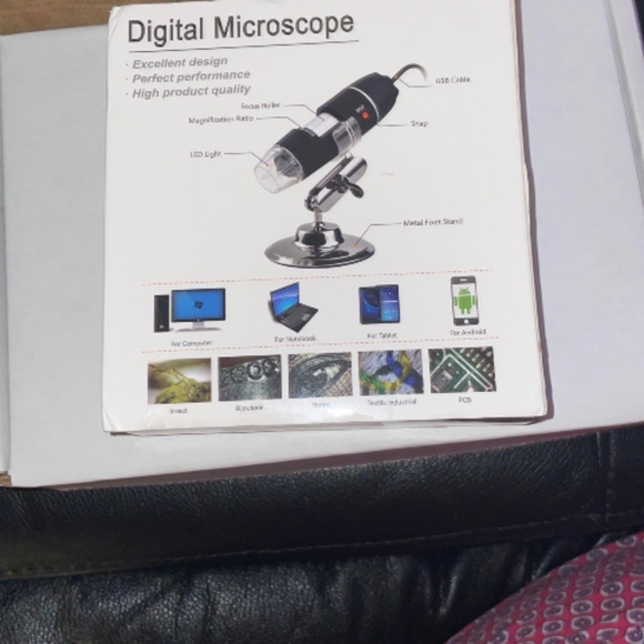 USB Digital Microscope Windows 2000/2003/XP/Vista/7/8/10.Linux/Mac OSX/Android - Picture 4 of 5
